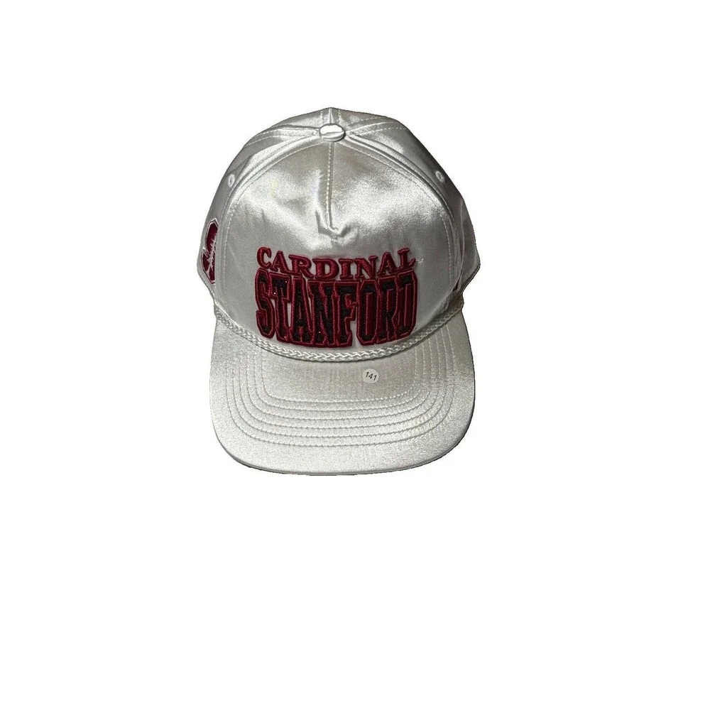 47 Brand Stanford Cardinal Satin Women’s Adjustable Hat White NWT NCAA OSFM